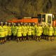 UNEXMIN members visiting Sandvik Mining and Construction test mine